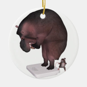 High Time For A Diet Ceramic Tree Decoration