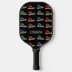 High-top sneakers shoes custom design pickleball paddle