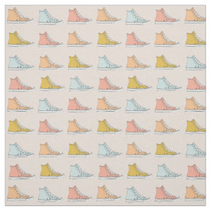 High-top sneakers shoes design fabric