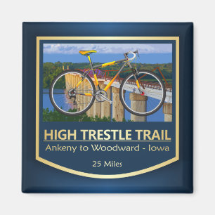 High Trestle Trail (bike2) Magnet