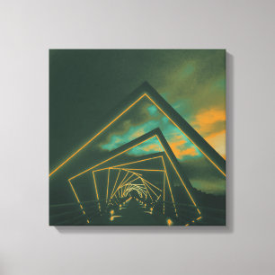 high trestle trail bridge canvas print