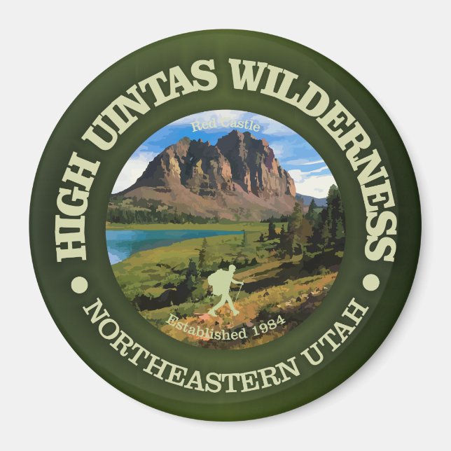 High Uintas Wilderness Magnet (Front)