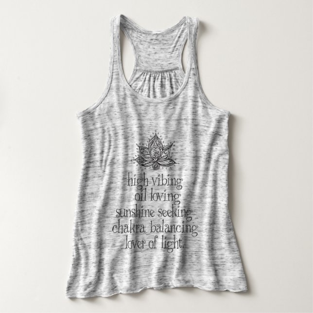 High Vibing, Oil Loving Singlet (Design Front)