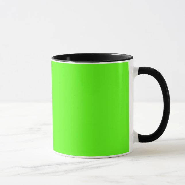 High Visibility Neon Green Mug (Right)