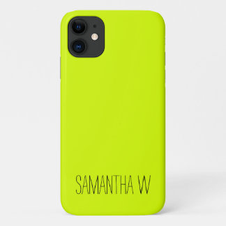 High Visibility Neon Yellow Case-Mate iPhone Case