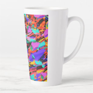 High Voltage Abstraction Latte Mug