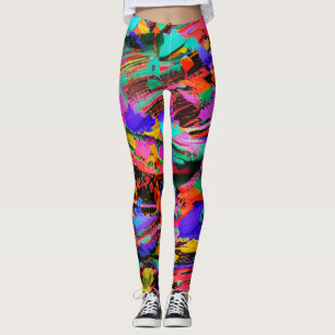 High Voltage Abstraction Leggings