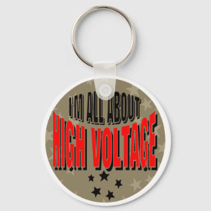 High Voltage Electrician Key Ring