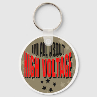 High Voltage Electrician Key Ring