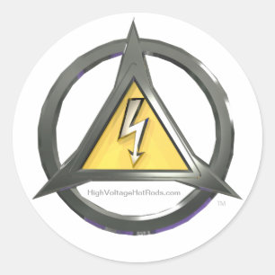High Voltage Hot Rods stickers