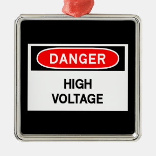 high voltage metal tree decoration