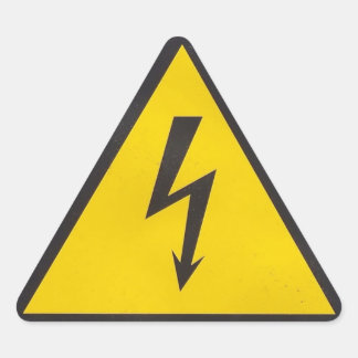 High Voltage Sticker