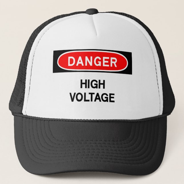 high voltage trucker hat (Front)