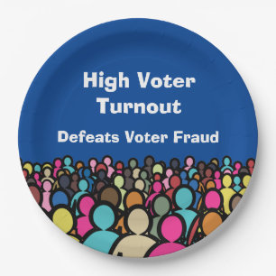 High Voter Turnout Defeats Voter Fraud in 2026 Paper Plate