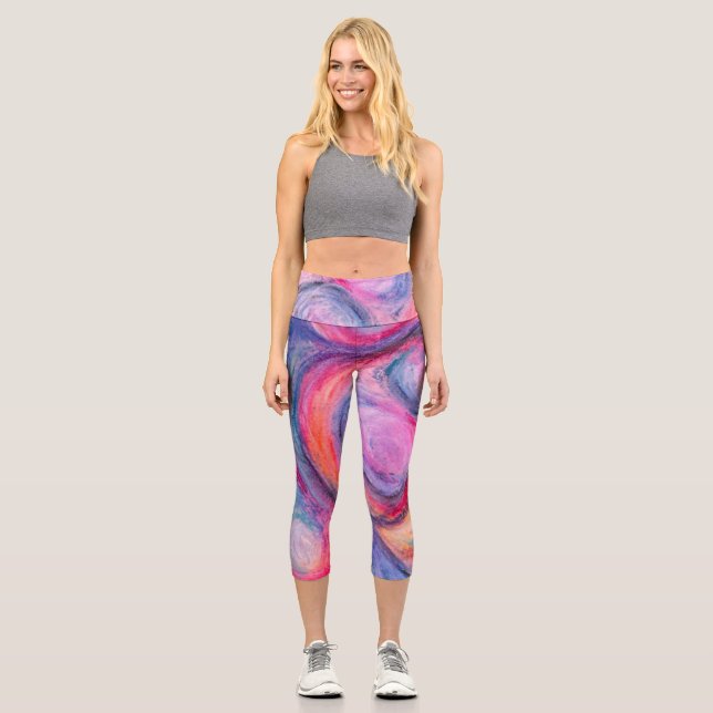 High Waisted Capris (Front)