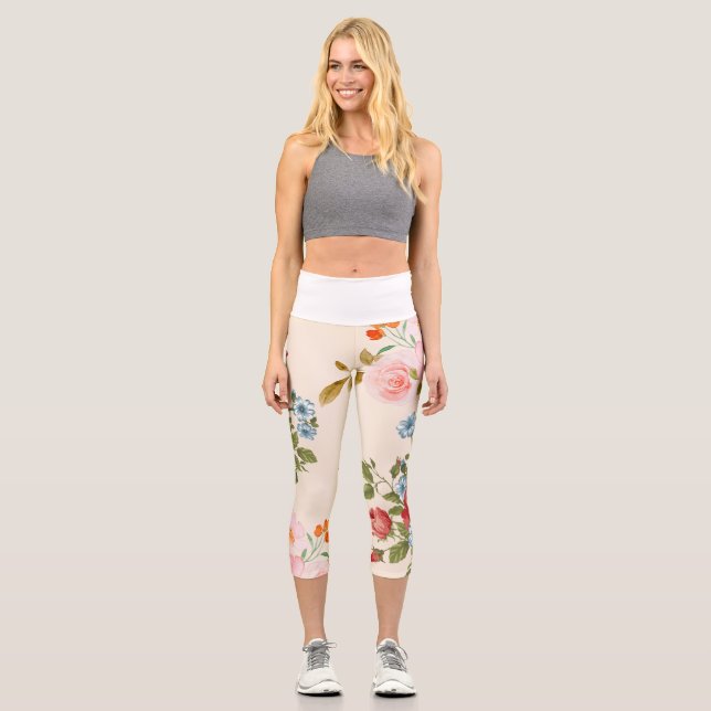 High Waisted Capris (Front)