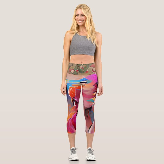 High Waisted Capris (Front)