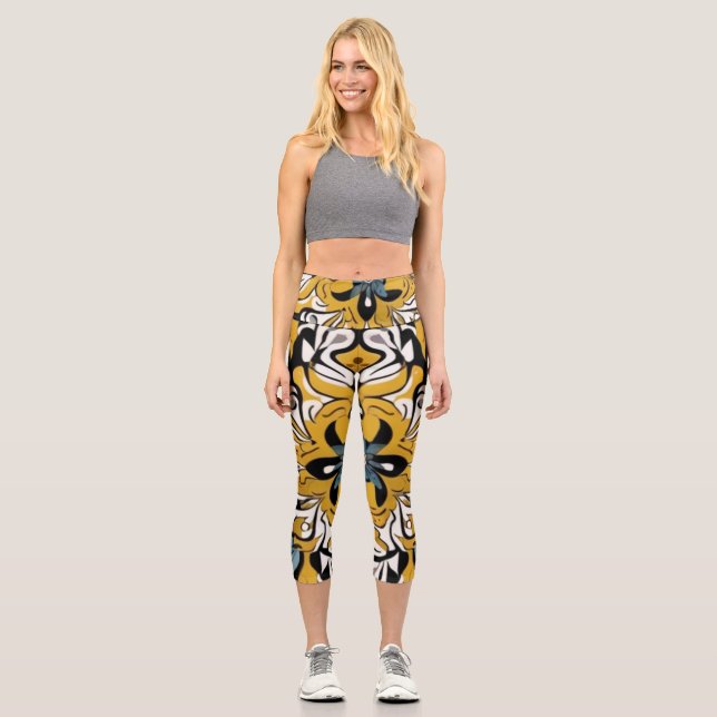 High Waisted Capris (Front)