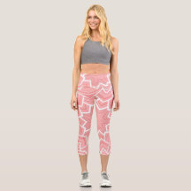 High waisted capris