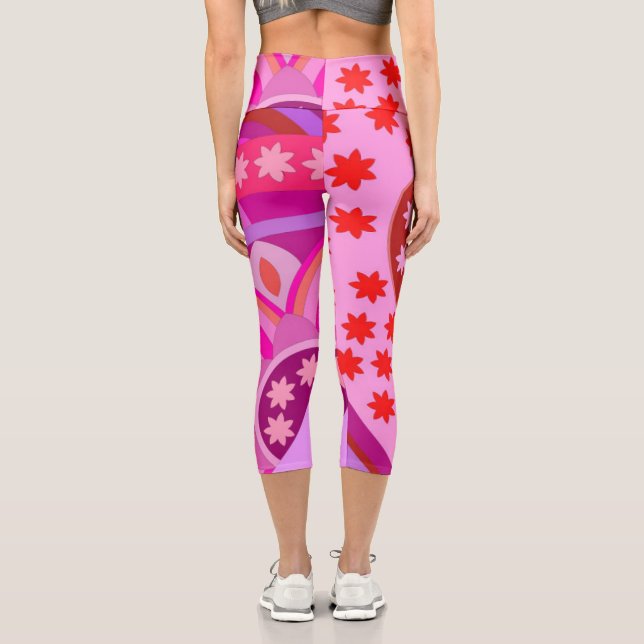 High Waisted Capris (Back)