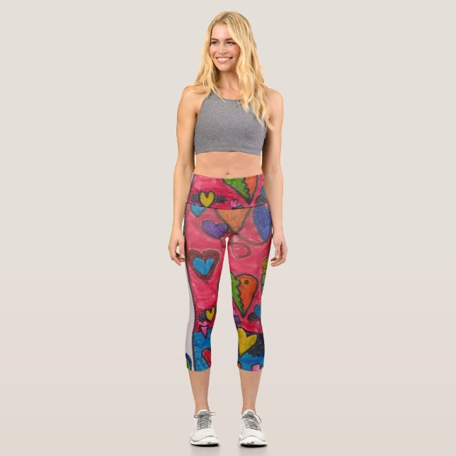 High Waisted Capris (Front)