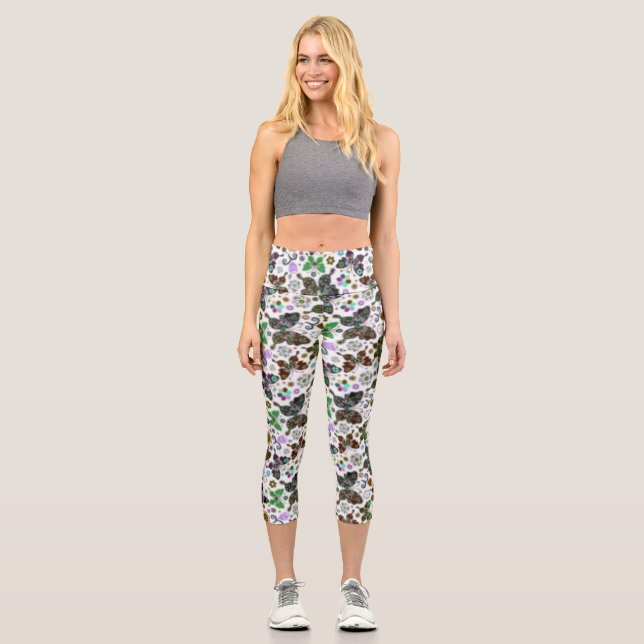 High Waisted Capris Custom made with care, each  (Front)