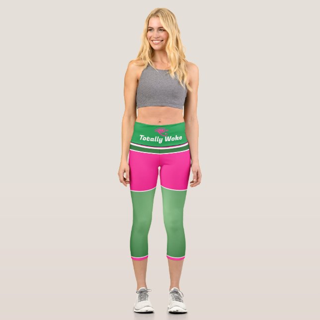 High Waisted Capris | Shakti | Yoga Pants (Front)