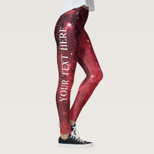 High Waisted Galaxy print Workout Tummy Control Leggings