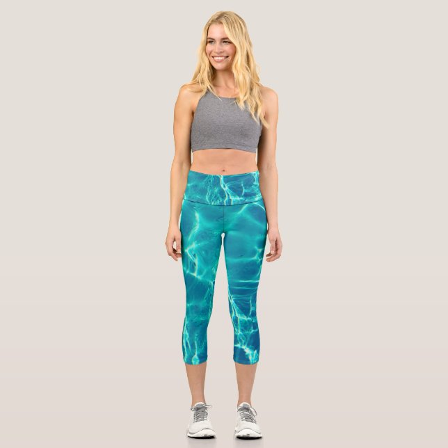 High Waisted Yoga Capris (Front)