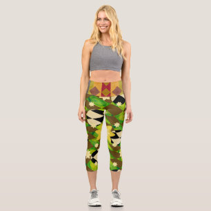 High Waisted Yoga Capris, XS (0-2) Capri Leggings
