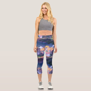 High Waisted Yoga Capris, XS (0-2) Capri Leggings