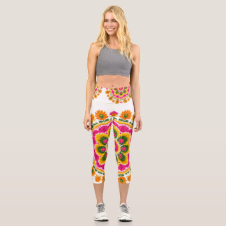 High Waisted Yoga Capris, XS (0-2) Capri Leggings