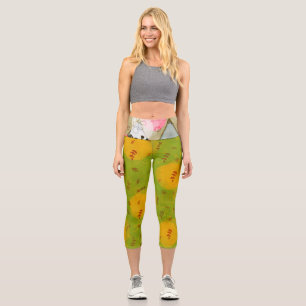 High Waisted Yoga Capris, XS (0-2) Capri Leggings