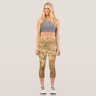 High Waisted Yoga Capris, XS (0-2) Capri Leggings