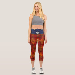 High Waisted Yoga Capris, XS (0-2) Capri Leggings