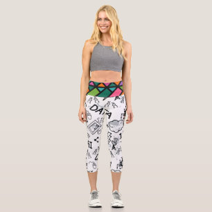 High Waisted Yoga Capris, XS (0-2) Capri Leggings