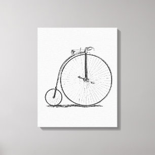 High Wheeler Bicycle Penny Farthing Canvas Print