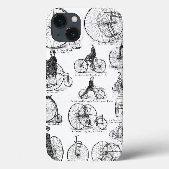 High Wheeler Bicycle Penny Farthing Case-Mate iPhone Case (Back)
