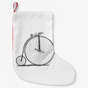 High Wheeler Bicycle Penny Farthing Small Christmas Stocking