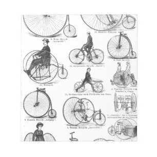 High Wheeler Victorian Penny Farthing Cycle Biking Notepad