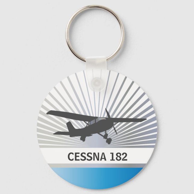 High Wing Aircraft Key Ring (Front)