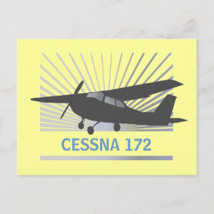 High Wing Aircraft Postcard