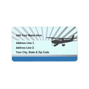 High Wing Aviation Customisable Address Labels