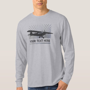 High Wing Taildragger Aircraft T-Shirt
