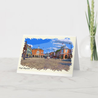 High Wycombe Artwork Greeting Card