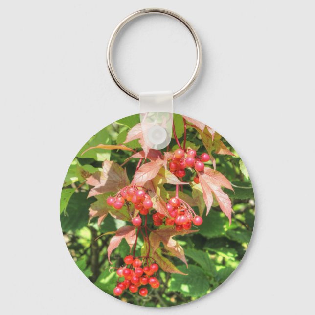 Highbush Cranberries Key Ring (Front)