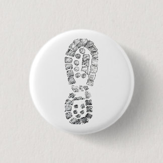 Highcountryhiker's Hiking Boot (logo) 3 Cm Round Badge