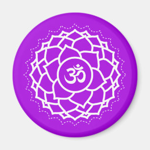 Higher Consciousness Purple Crown Chakra Magnet