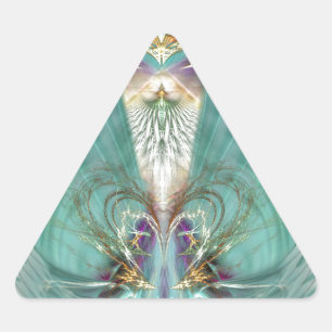 Higher heart gate triangle sticker