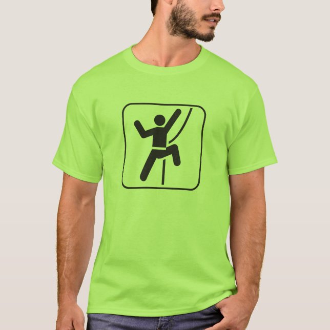 higher I climb the greater my potential energy T-Shirt (Front)